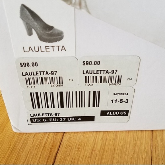 Aldo Black Platform Pump - Lauletta-Size 37 - Picture 7 of 12